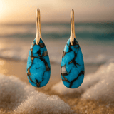 Hannelore | Orecchini Turchese Intenso — 1