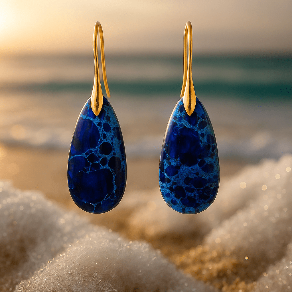 Andrea | Orecchini Blu Abissale — 1