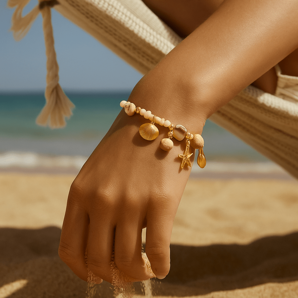 Antonia | Collana con conchiglie mattutine — 1