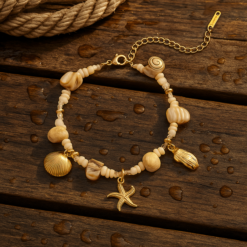 Antonia | Collana con conchiglie mattutine — 2