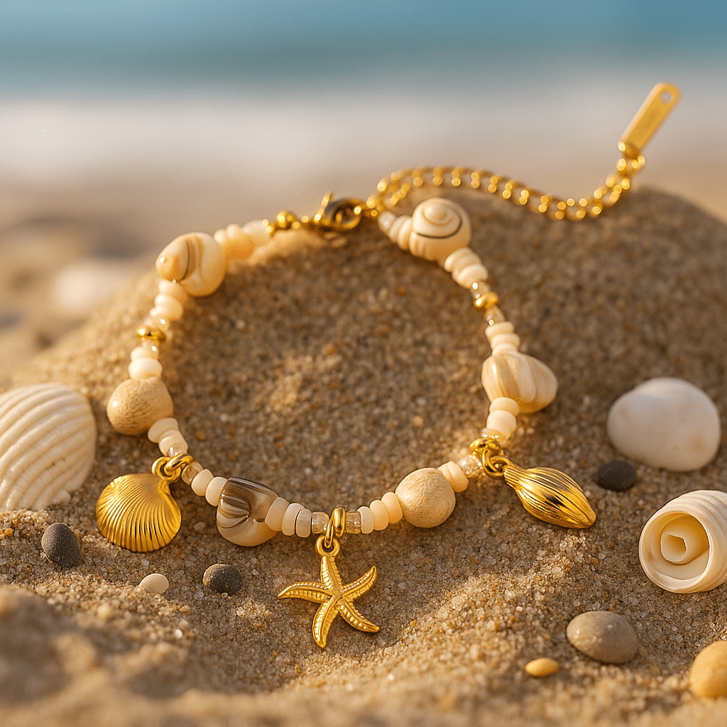 Antonia | Collana con conchiglie mattutine — 3