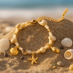 Antonia | Collana con conchiglie mattutine — 3
