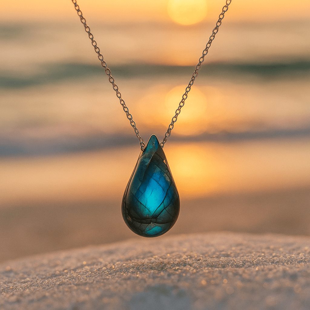 Karla | Collana in labradorite — 1