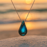 Karla | Collana in labradorite — 1