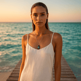 Karla | Collana in labradorite — 2