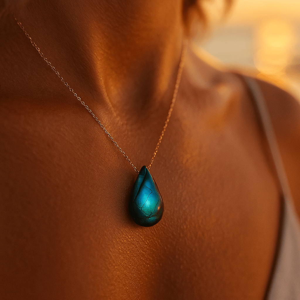 Karla | Collana in labradorite — 4