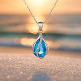 Marlene | Girocollo in zirconi blu — 1