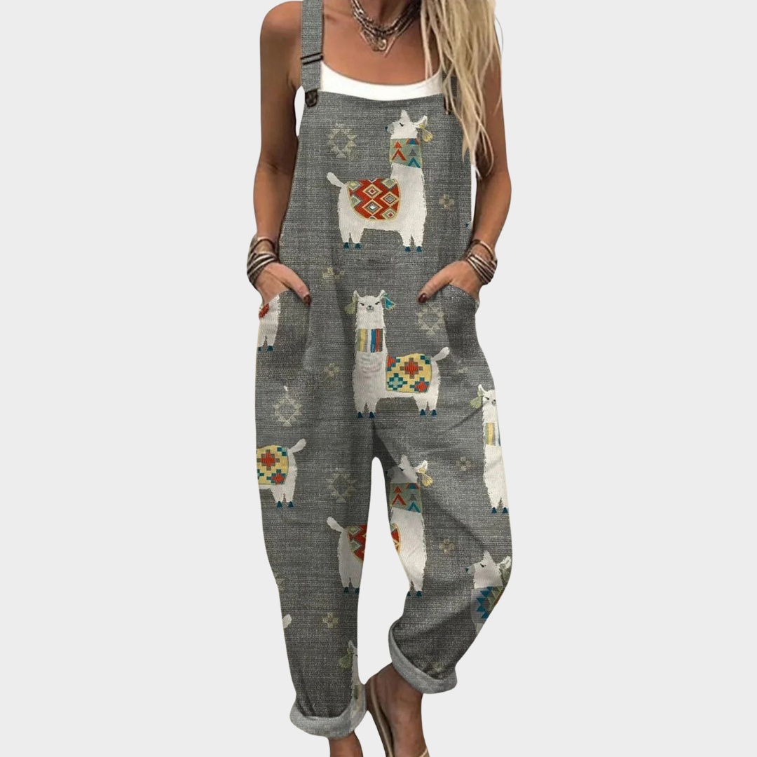 Elfriede | Lama grigi boho luminosi — 1