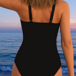 Dilara | Lussuoso costume da bagno avvolgente con stampa colorata — 4