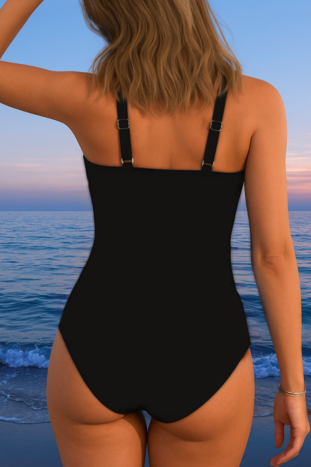 Dilara | Lussuoso costume da bagno avvolgente con stampa colorata — 4