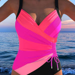 Dilara | Lussuoso costume da bagno avvolgente con stampa colorata — 5