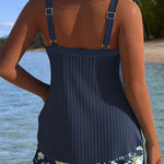 Mona | Tankini a righe con pantaloncini da spiaggia in due pezzi — 2