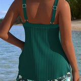 Mona | Tankini a righe con pantaloncini da spiaggia in due pezzi — 5