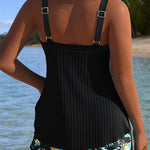 Mona | Tankini a righe con pantaloncini da spiaggia in due pezzi — 7