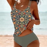 Irmgard | Tankini estivo con stampa — 1