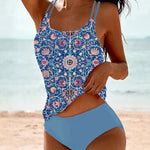 Irmgard | Tankini estivo con stampa — 2