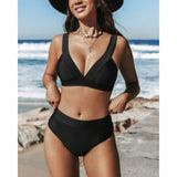 Barbara | Costume intero sgambato tinta unita — 10