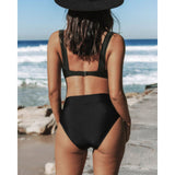 Barbara | Costume intero sgambato tinta unita — 11