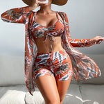 Madlen | Set bikini stampato in 3 pezzi — 6