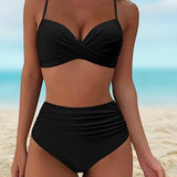 Frieda | Elegante bikini a vita alta — 4