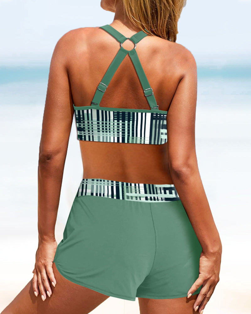 Simone | Bikini a coste a vita alta — 3