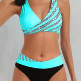 Maria | Bikini stampato in toni caldi — 1
