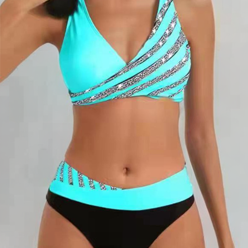 Maria | Bikini stampato in toni caldi — 1