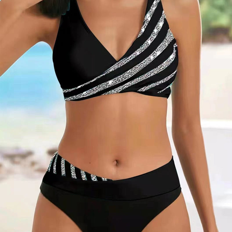 Maria | Bikini stampato in toni caldi — 3