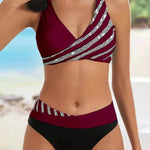Maria | Bikini stampato in toni caldi — 4