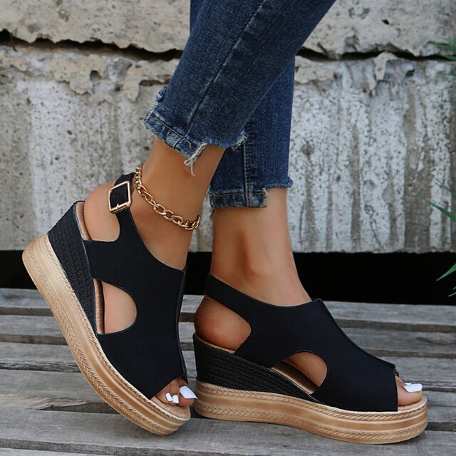 Bianca | Sandali con zeppa comodi — 9