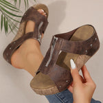 Thea | Sandali eleganti con zeppa — 4