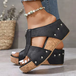 Thea | Sandali eleganti con zeppa — 8