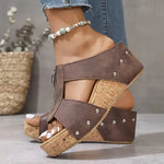 Thea | Sandali eleganti con zeppa — 9