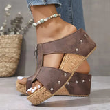 Thea | Sandali eleganti con zeppa — 9
