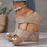 Thea | Sandali eleganti con zeppa — 10
