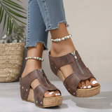 Thea | Sandali eleganti con zeppa — 13