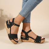 Rosa | Sandali eleganti con zeppa — 2