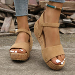 Rosa | Sandali eleganti con zeppa — 8