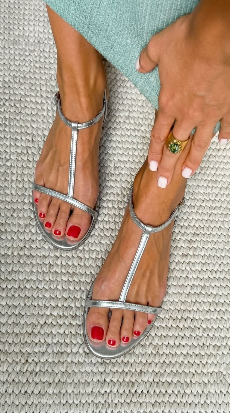 Meike | Sandali primaverili dorati — 6