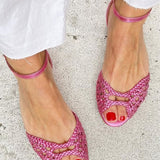 Ottilie | Sandali intrecciati oro — 4