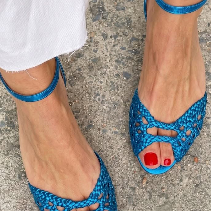 Ottilie | Sandali intrecciati oro — 10