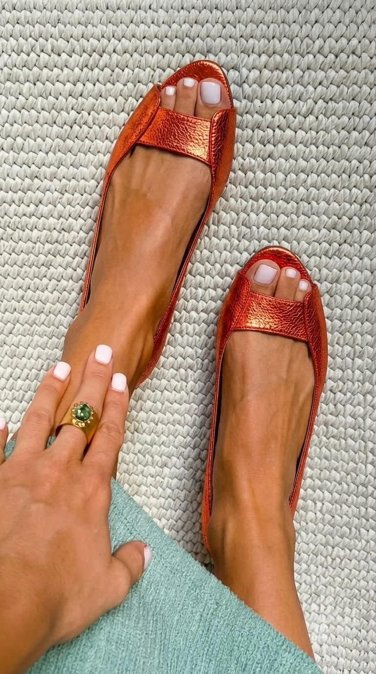 Luisa | Sandali comfort dorati — 5