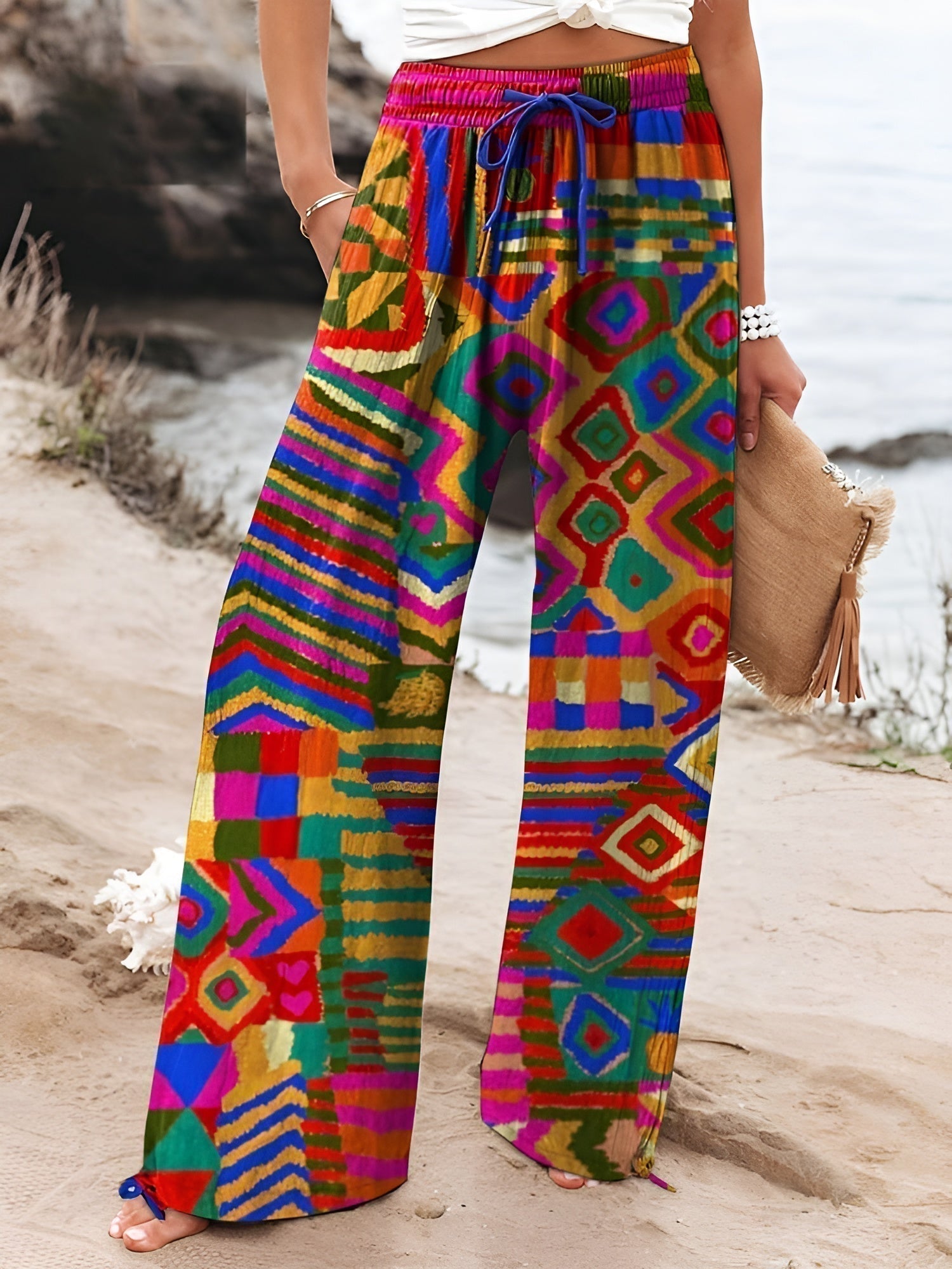 Irene | Pantaloni comfort in lino — 1
