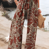Natalie | Pantaloni in lino dal taglio ampio — 1