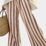 Loretta | Set rustico in lino a righe — 3