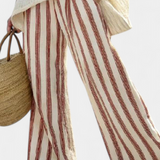 Loretta | Set rustico in lino a righe — 3