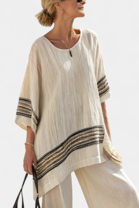 Frida | Completo comfort in lino naturale — 2