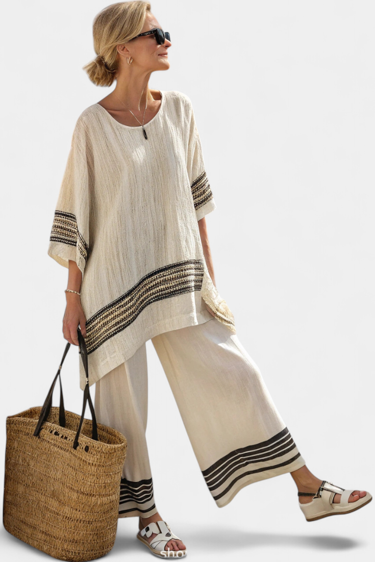 Frida | Completo comfort in lino naturale — 4