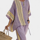 Annika | Set casual color lavanda — 2