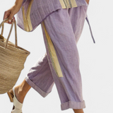 Annika | Set casual color lavanda — 3